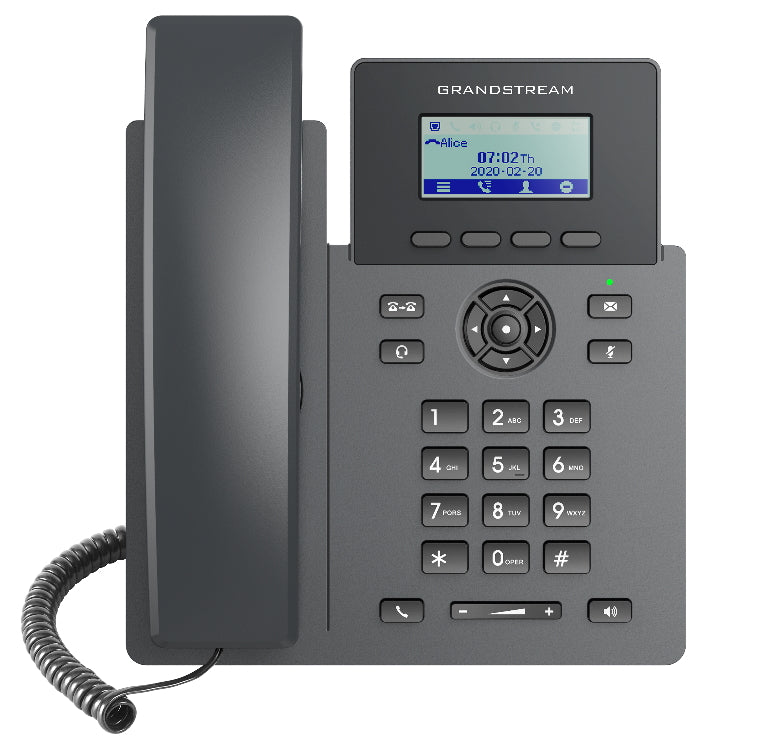 Grandstream GRP2601P Carrier Grade  2 Line IP Phone, 2 SIP Accounts, 2.2' LCD, 132x48 Screen, HD Audio, Powerable Via POE, 5 way Conference, 1Yr W Grandstream GRP2601P Carrier Grade  2 Line IP Phone, 2 SIP Accounts, 2.2' LCD, 132x48 Screen, HD Audio, Powerable Via POE, 5 way Conference, 1Yr W